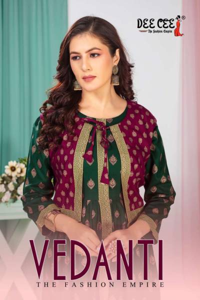 VEDANTI BY DEECEE DESIGNER DESIGNER LONG KURTI WHOLESALER IN INDIA